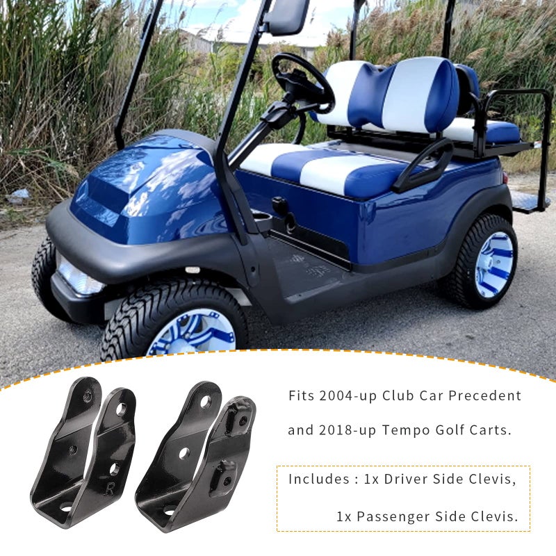 Drive-up Golf Cart Upper Clevis Assembly for Club Car Precedent 2004-Up and Tempo 2018-Up G&E Models Driver Side Passenger Side OEM 1022897-01, 1022896-01 - Image 5